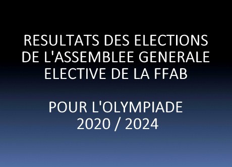 Assemblée Générale élective de la FFAB - Résultats des élections